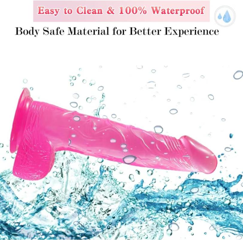 8.3 Inch Strap-On Dildo Kit with Harness & Suction Cup - Adjustable Realistic Sex Toy for Couples & Beginners